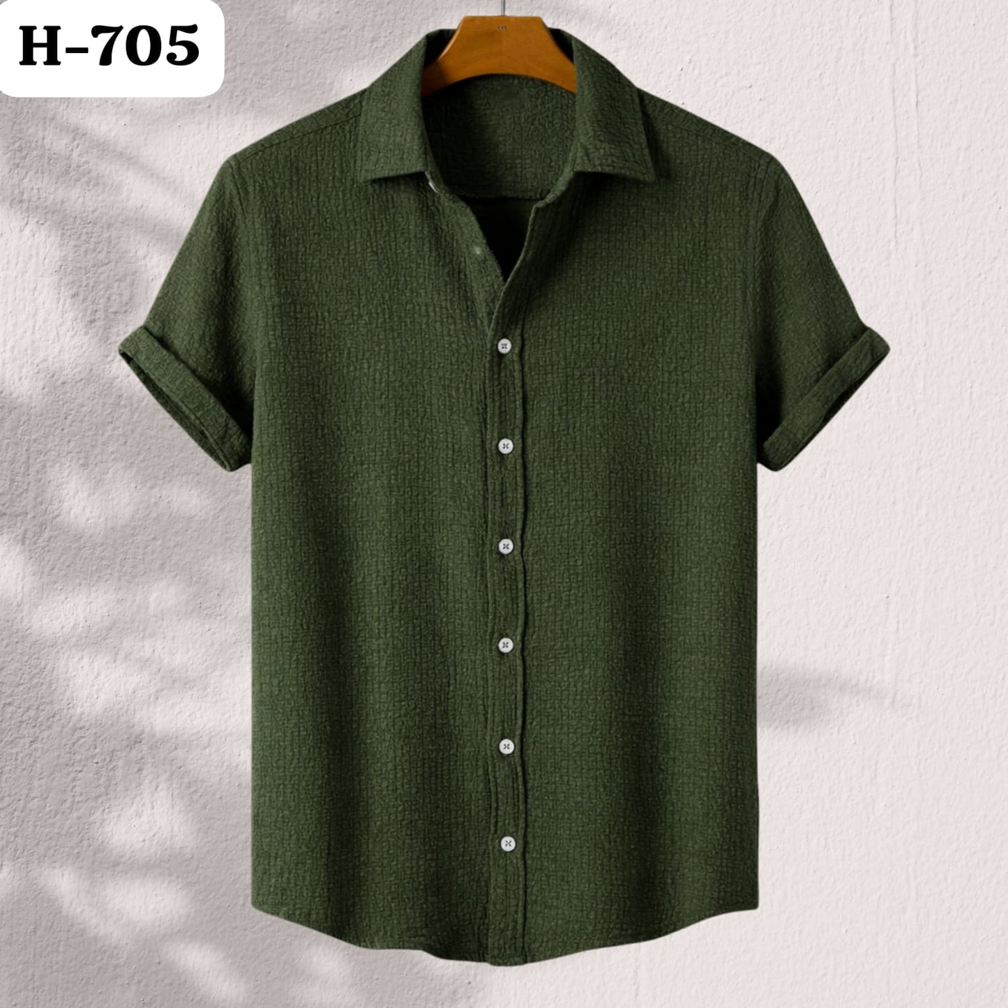 Texture Premium Half Sleeve Shirt |H-705