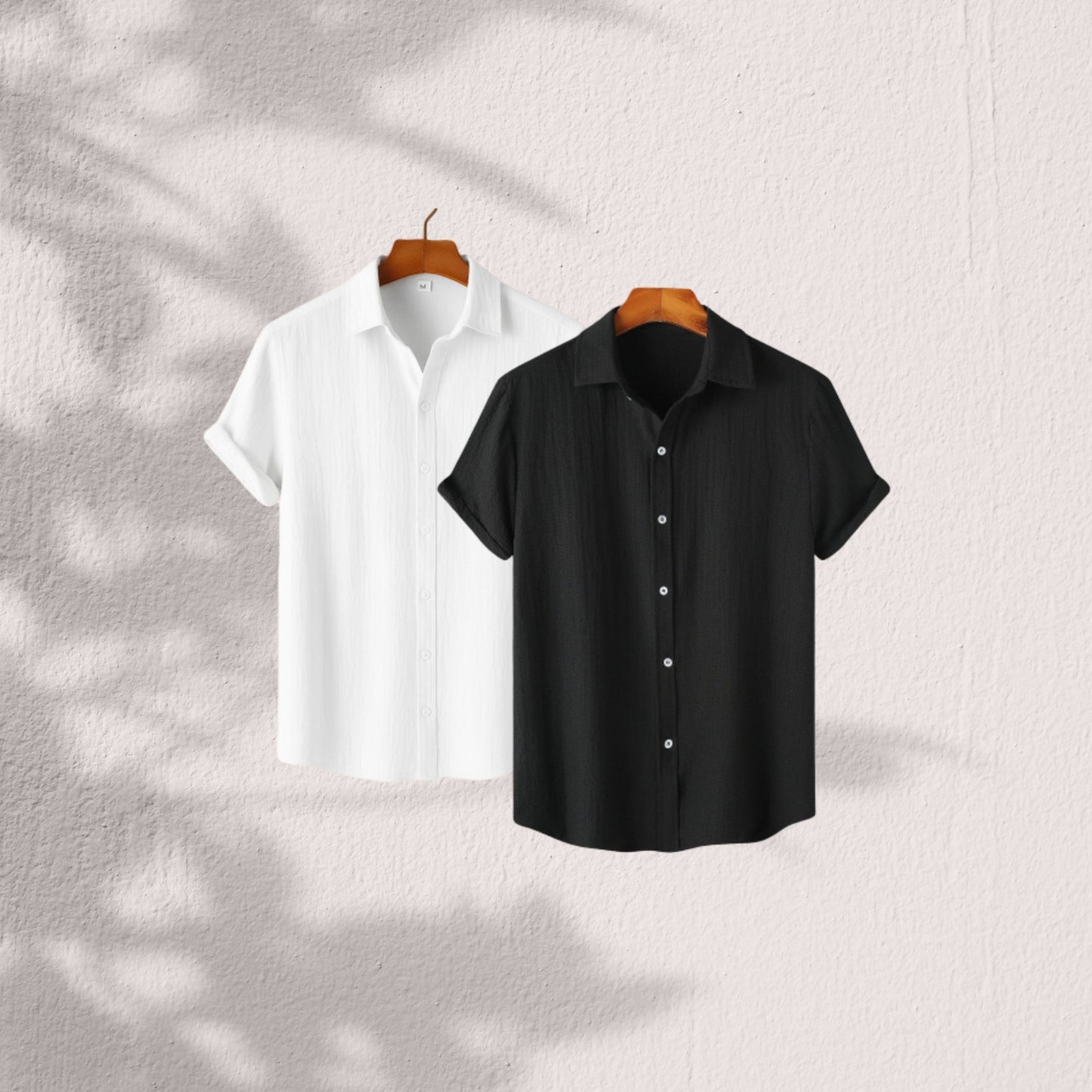 Texture Premium Half Sleeve Shirt 2pis Combo pack