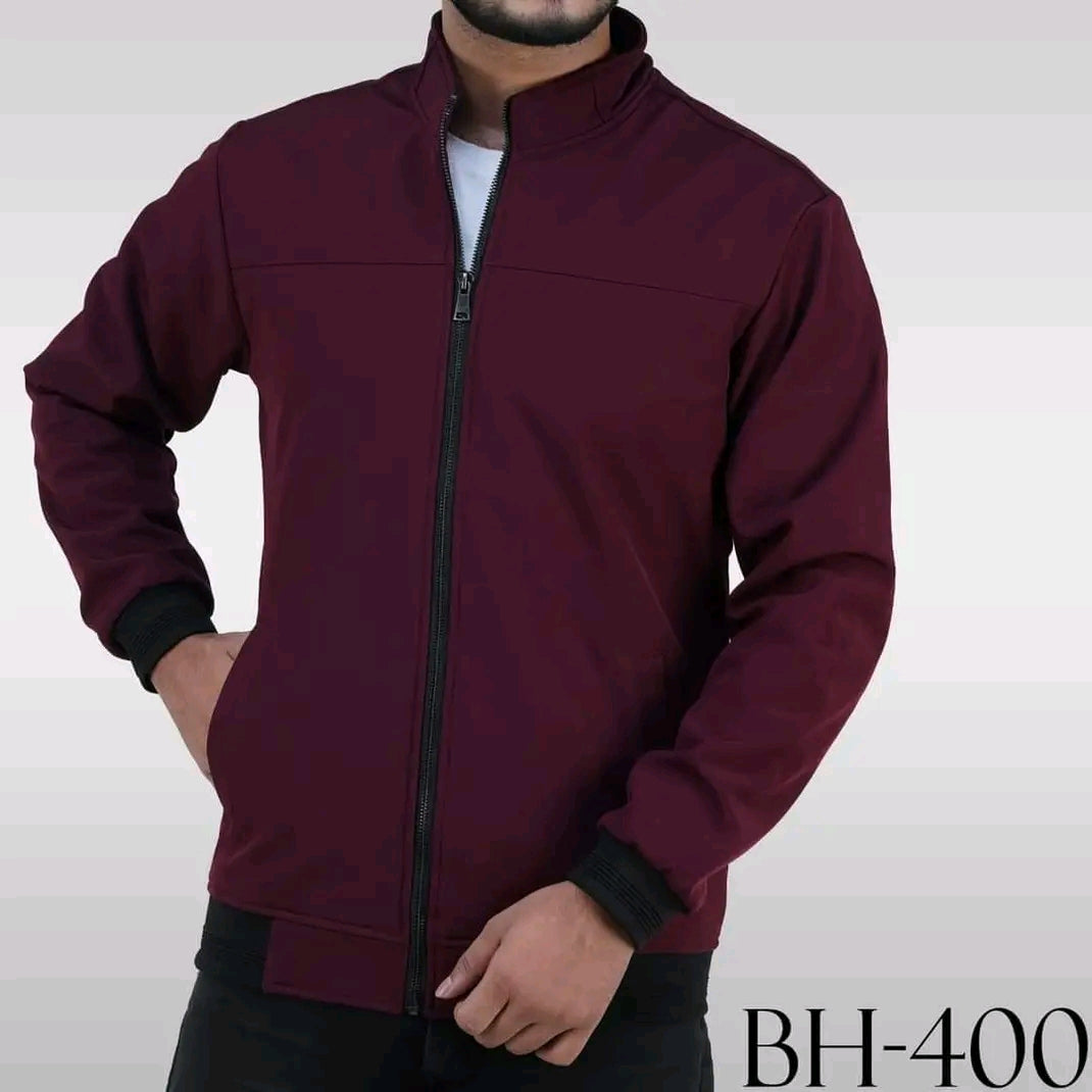 Men’s Bonded Jacket in Maroon -BH-400