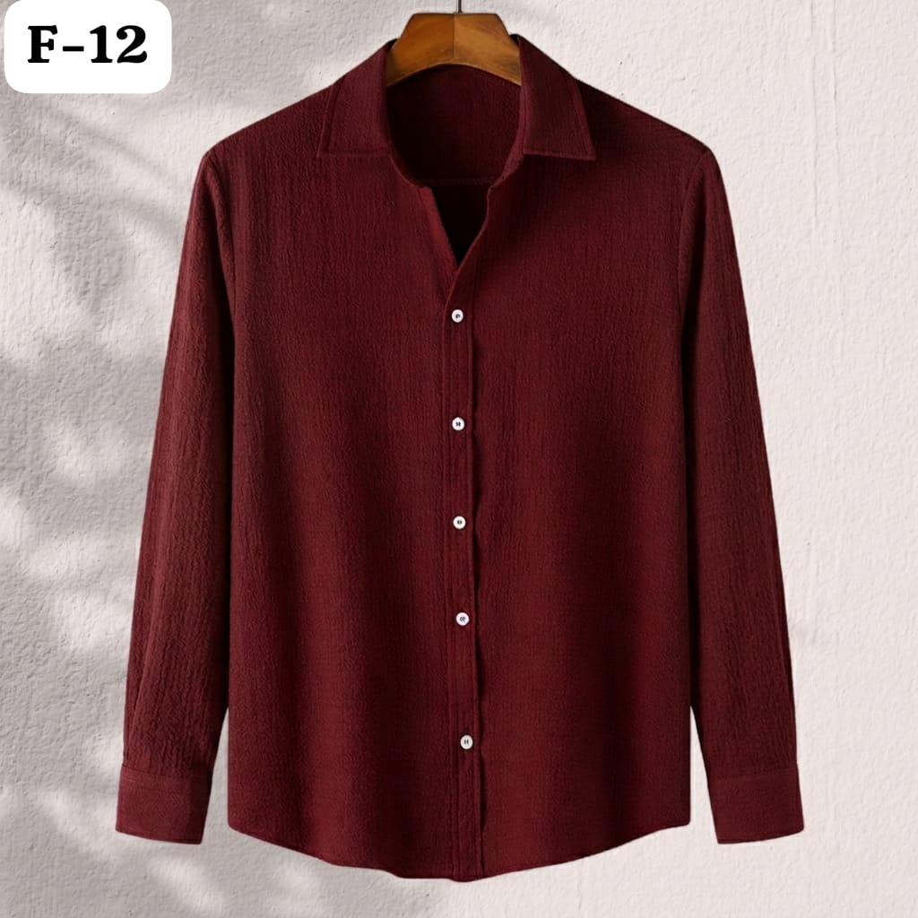 Texture Premium Full Sleeve Shirt |F-12