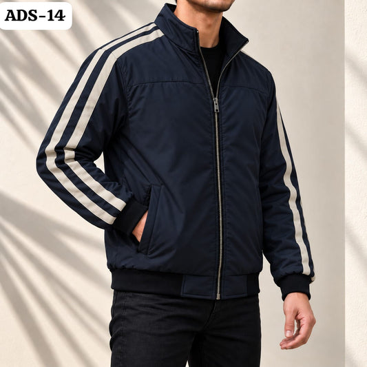 PREMIUM NAVY BLUE STRIPE JACKET FOR MEN – ADS-14