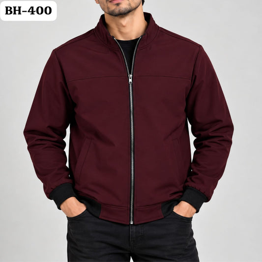 Men’s Bonded Jacket in Maroon -BH-400