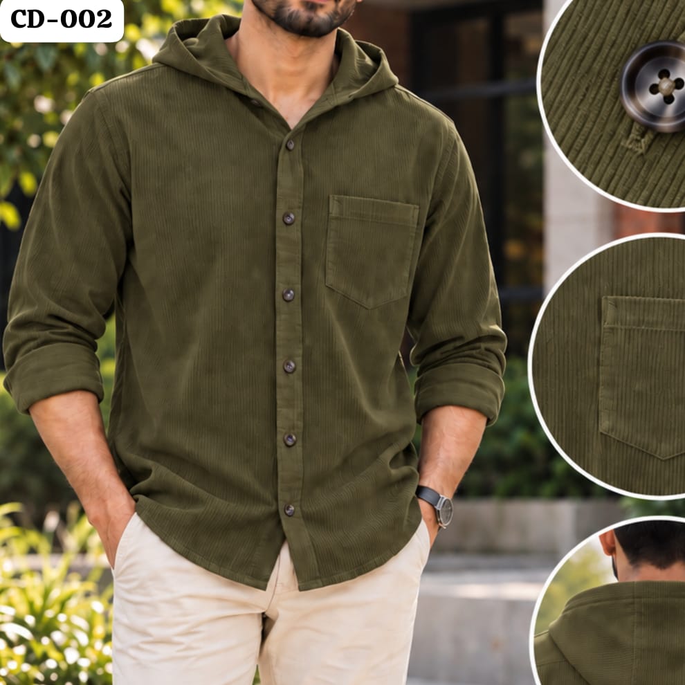 Burgundy Luxe Hoodie Shirt | CD-002