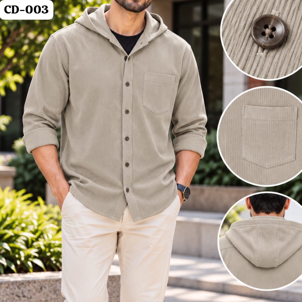 Burgundy Luxe Hoodie Shirt | CD-003