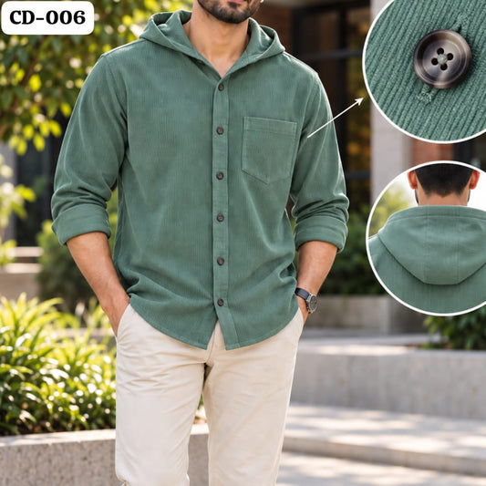 Burgundy Luxe Hoodie Shirt | CD-006