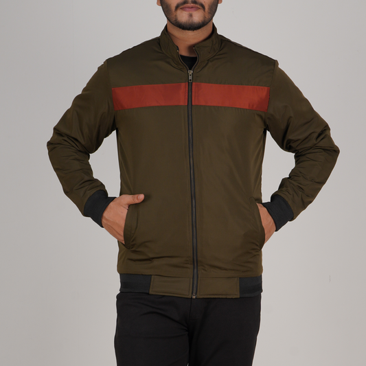 ONE STEP HIGH-NECK WINTER JACKET DGI-440 OLIVE