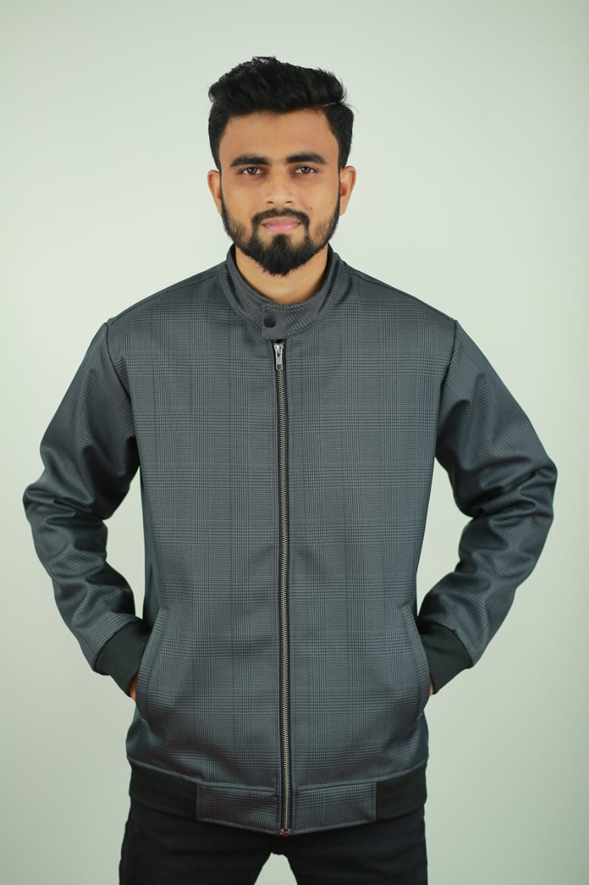 Men’s Bonded Jacket in Ash-CD-70