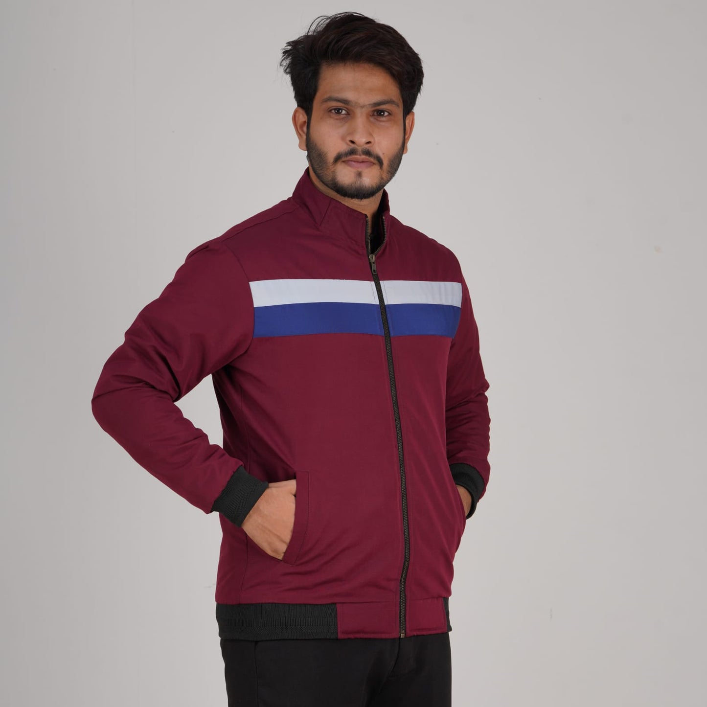 TWO STEP HIGH-NECK WINTER JACKET DGI-30 MAROON