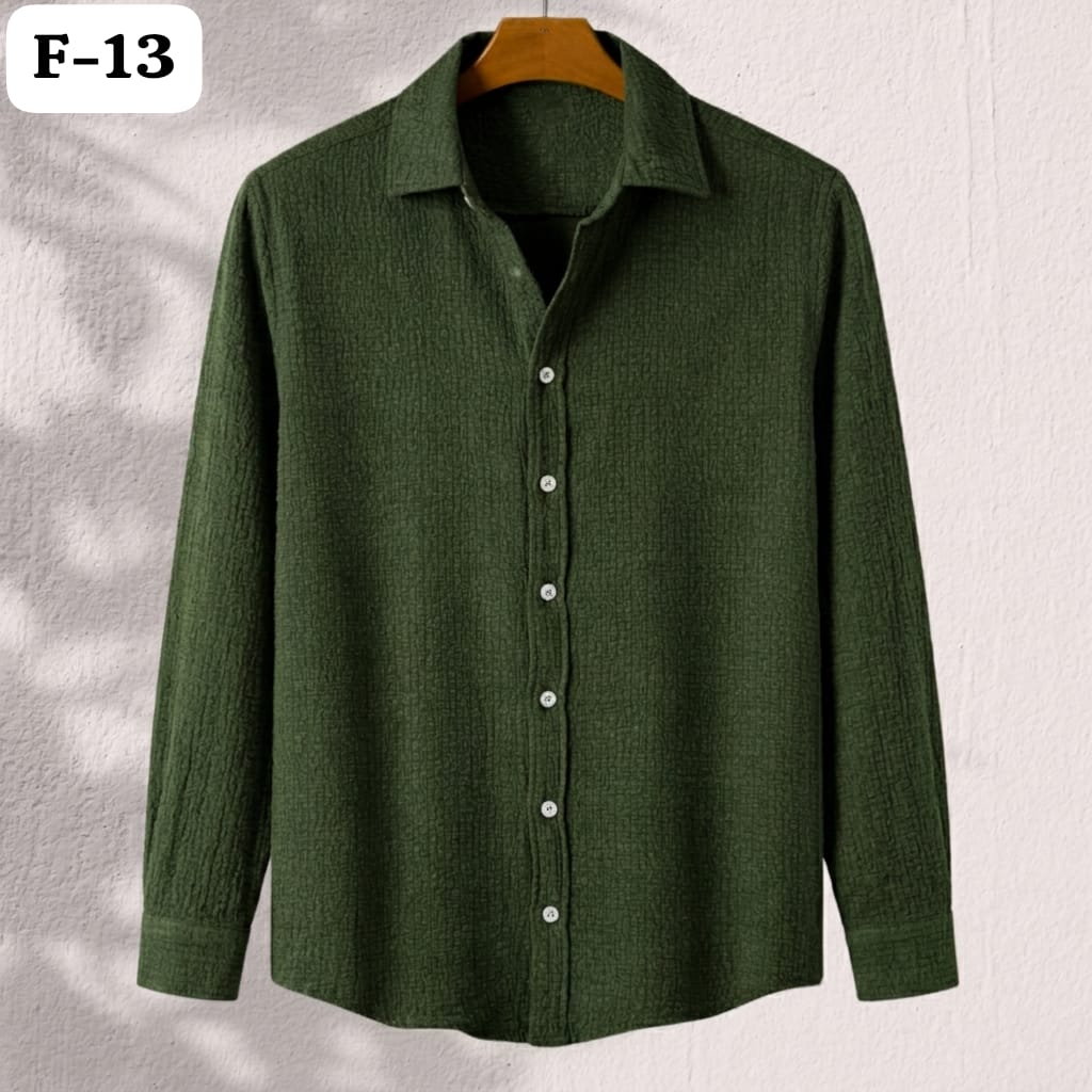 Texture Premium Full Sleeve Shirt |F-13