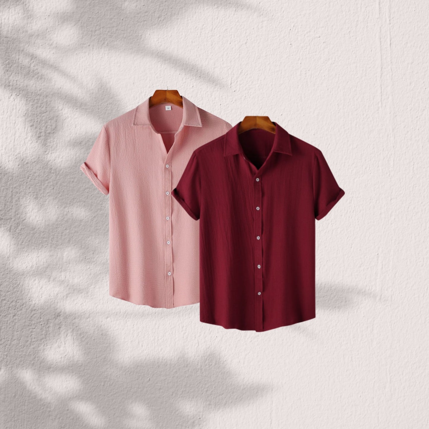 Texture  Premium Half Sleeve Shirt 2pis Combo pack