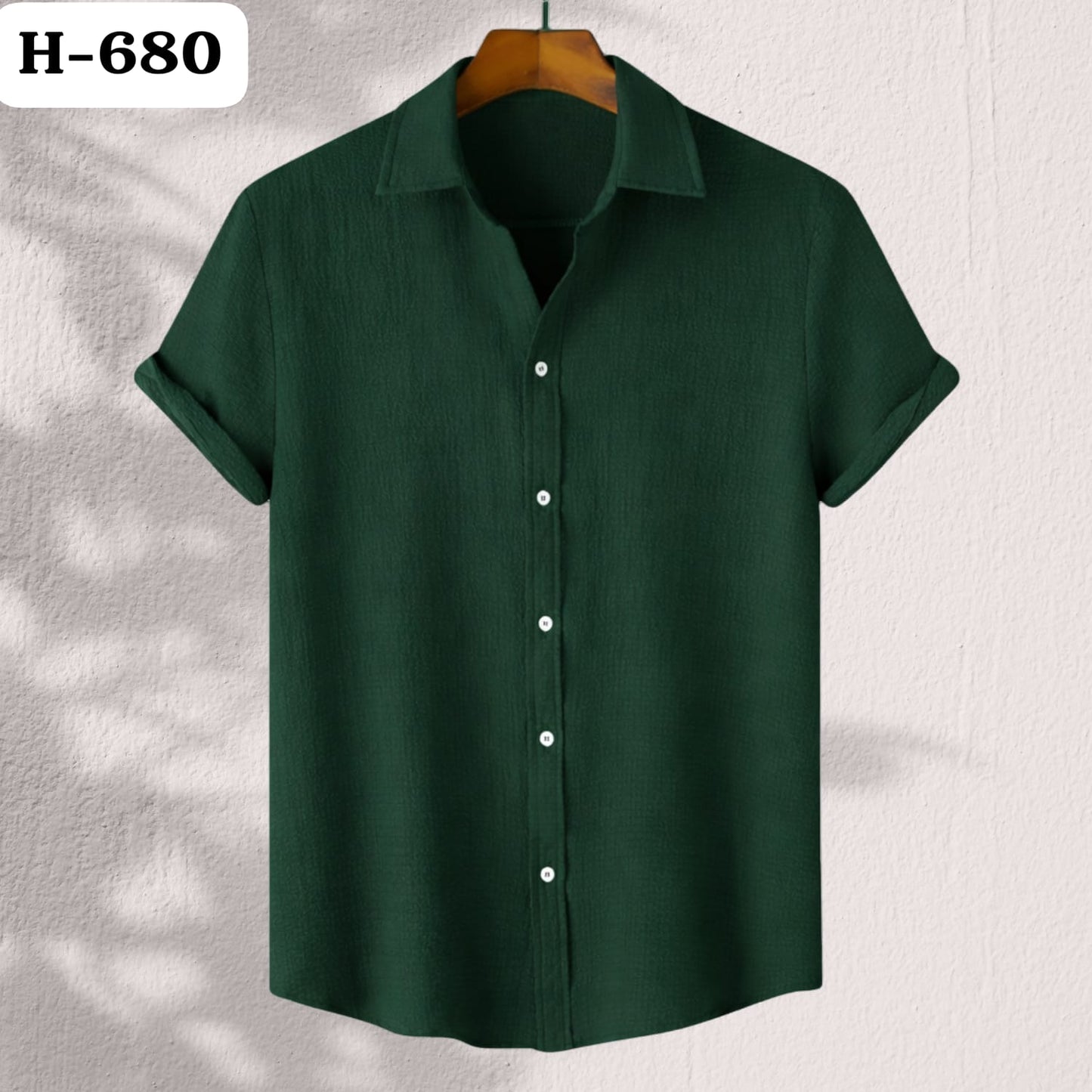 Texture Premium Half Sleeve Shirt |H-680