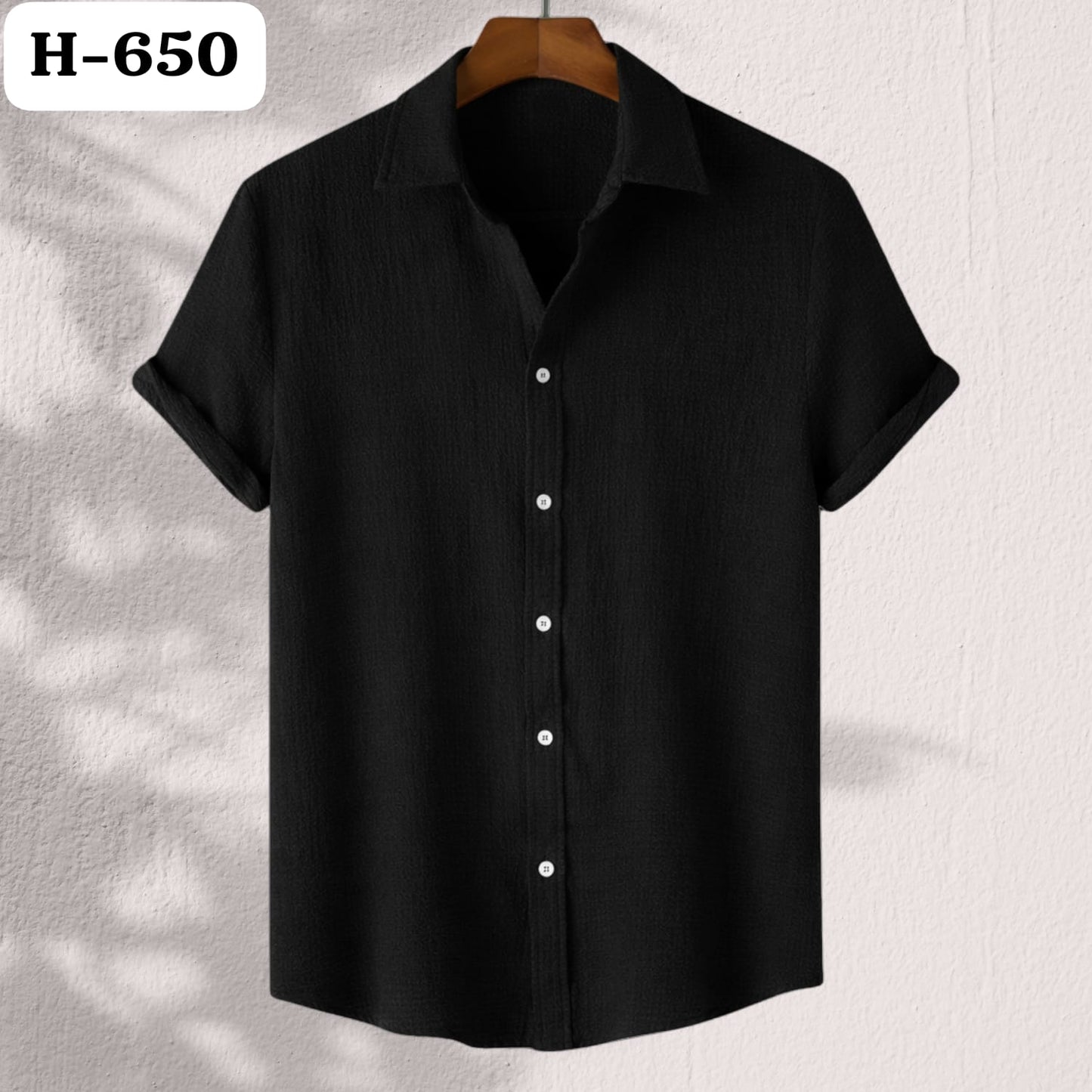 Texture Premium Half Sleeve Shirt |H-650