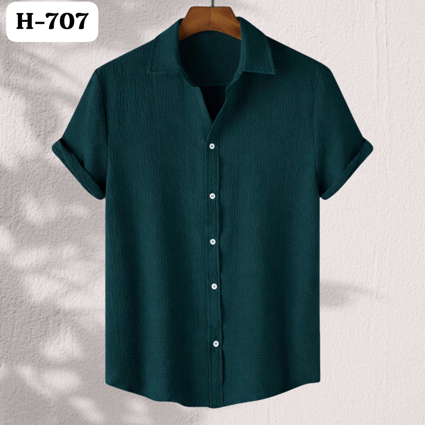 Texture Premium Half Sleeve Shirt |H-707
