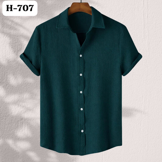 Texture Premium Half Sleeve Shirt |H-707