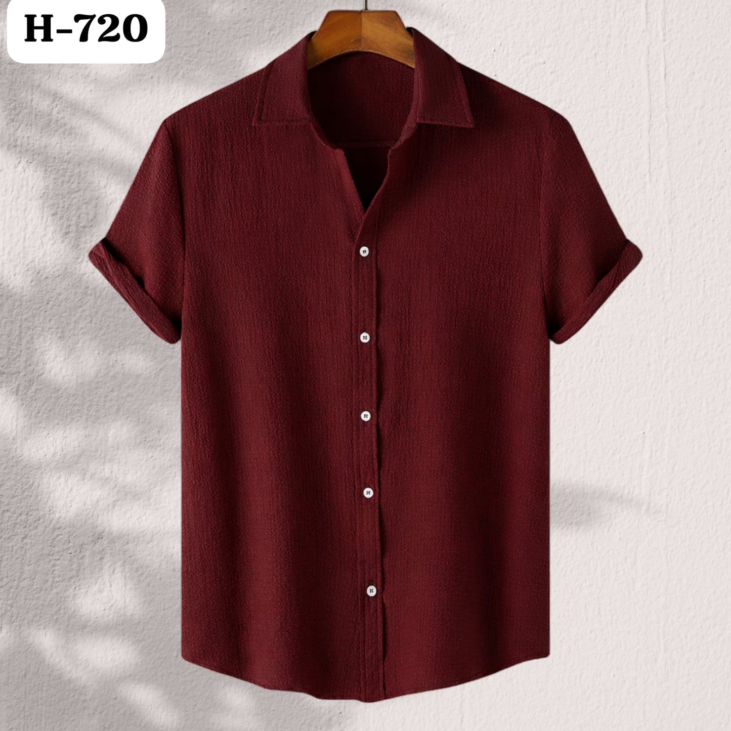 Texture Premium Half Sleeve Shirt |H-720
